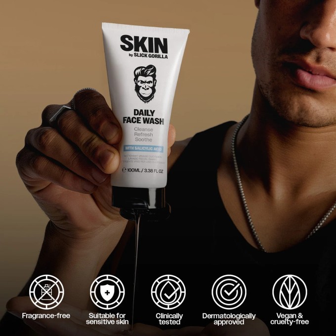 Slick Gorilla Daily Face Wash - Čisticí gel 100ml