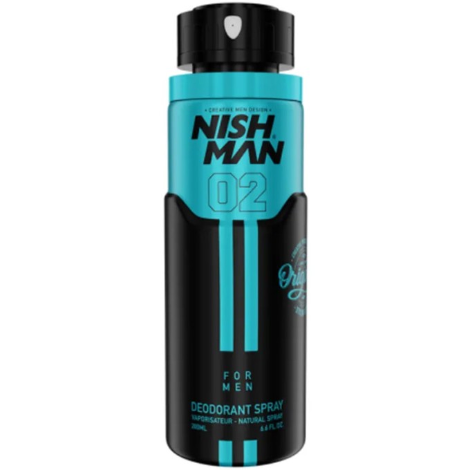 Nishman 02 Deodorant Spray - Deodorant s rozprašovačem 200ml
