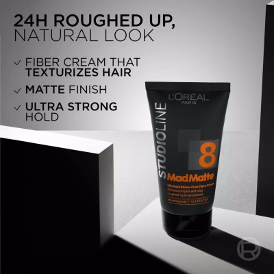 L´Oréal Professionnel Studio Line Matt & Messy - plaukų formavimo kremas, 150 ml