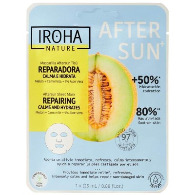 Iroha Repairing Aftersun Face Sheet Mask - Regenerační maska 25ml
