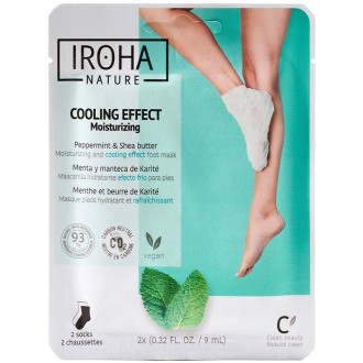 Iroha Relaxing (Peppermint Foot Mask Socks Relax) and Nails with Mint