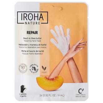 Iroha Regenerating ( Repair Hand Mask Glov es Peach) Nails ( Repair Ha