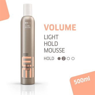 Wella Professional EIMI Natural Volume - lengvos fiksacijos plaukų formavimo putos, 500 ml 2