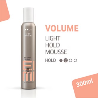 Wella Professional EIMI Natural Volume - lengvos fiksacijos plaukų formavimo putos, 300 ml 2