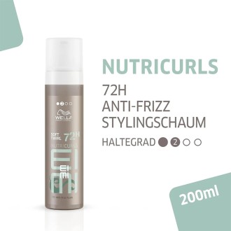 Wella Professional EIMI Nutricurls Soft Twirl 72h Anti-Frizz Foam - formavimo putos banguotiems ir 2
