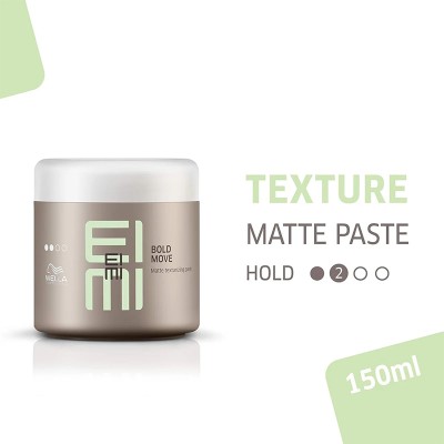 Wella Professional EIMI Bold Move - matinė, tekstūrinė plaukų formavimo pasta, 150 ml