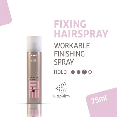 Wella Professional EIMI Mistify Me Strong Hair Spray - Hairspray for immediate strong fixation 75 ml