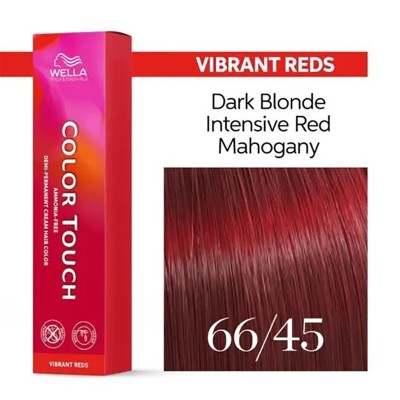 Wella Professional Color Touch Vibrant Reds - plaukų dažai, 60 ml - 66-45