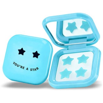 Biov ne Pimple Star Patches & Mirror Case - Sada modrých náplastí ( 32 ks )