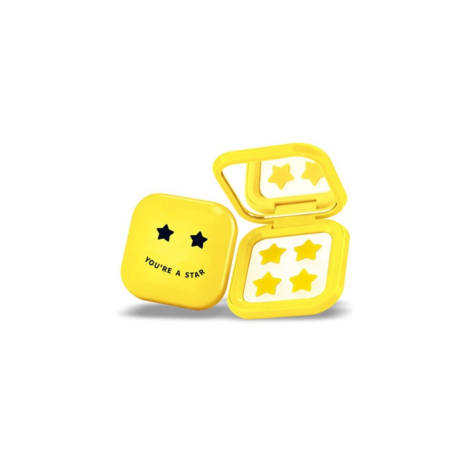 Biov ne Pimple Star Patches & Mirror Case - Sada žlutých náplastí ( 32 ks )