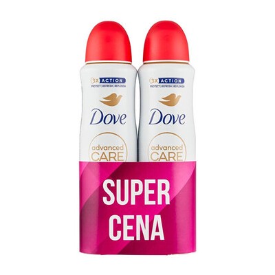 Dove Advaced Care Peach Duo - Sada antiperspirantů 150ml