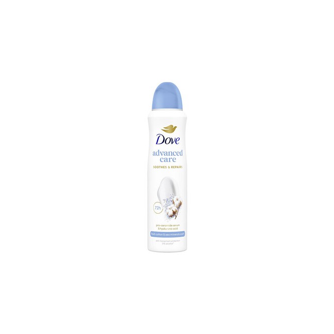 Dove Advanced Care Fresh Cotton & Sea Minerals Antiperspirant - Antiperspirant ve spreji 150ml