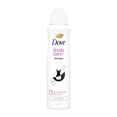Dove Fresh Care+ Invisible Deodorant - Deodorant ve spreji 150ml