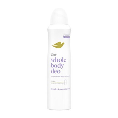 Dove Whole Body Deo Lavender & Chamomile - Deodorant ve spreji 150ml