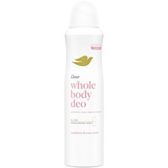 Dove Whole Body Deo Raspberry & Rose Deospray - Deodorant ve spreji 150ml