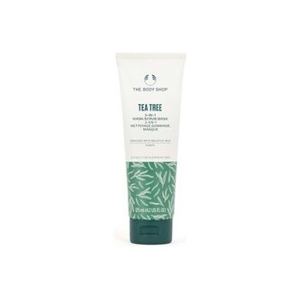 The Body Shop Tea Tree 3 in 1 Wash, Scrub, Mask - Čisticí exfoliační maska 125ml