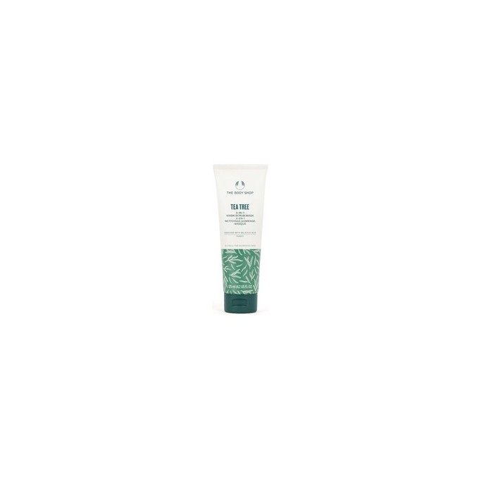 The Body Shop Tea Tree 3 in 1 Wash, Scrub, Mask - Čisticí exfoliační maska 125ml