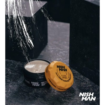 Nishman M1 Matte Hair Defining Paste Argan - vyriška plaukų formavimo pasta, 100 ml