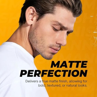 Nishman M2 Matte Clay Wax Keratin -  vyrų plaukų formavimo vaškas, 100 ml 2