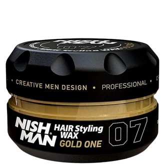 Nishman 07 Hair Styling Wax Gold One - plaukų formavimo vaškas, 150 ml