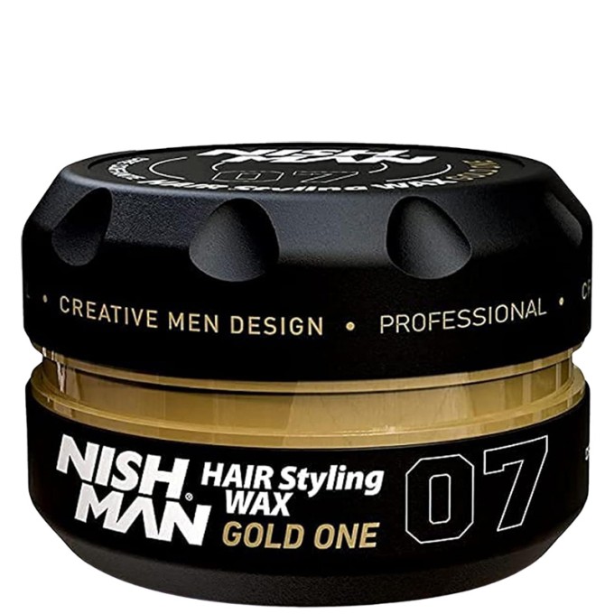 Nishman 07 Hair Styling Wax Gold One - plaukų formavimo vaškas, 150 ml