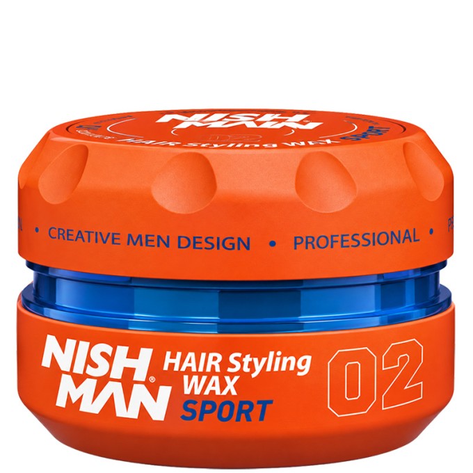 Nishman 02 Hair Styling Wax Sport (Melon Scent) - plaukų formavimo vaškas (pomada), 150 ml