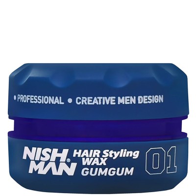 Nishman 01 Hair Styling Wax Gumgum -  plaukų formavimo vaškas, vyrams, 150 ml