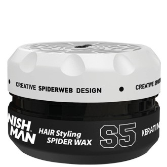 Nishman S5 Hair Styling Spider Wax - stiprios fiksacijos plaukų formavimo vaškas, 150 ml