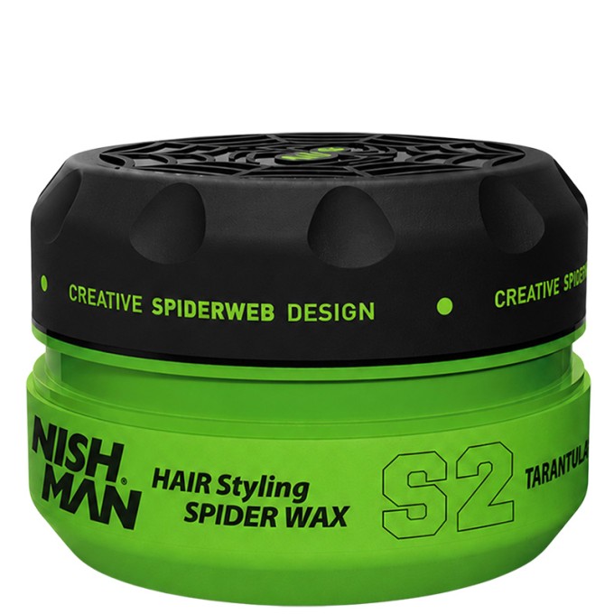 Nishman S2 Hair Styling Spider Wax Tarantula - plaukų formavimo vaškas vyrams, 150 ml