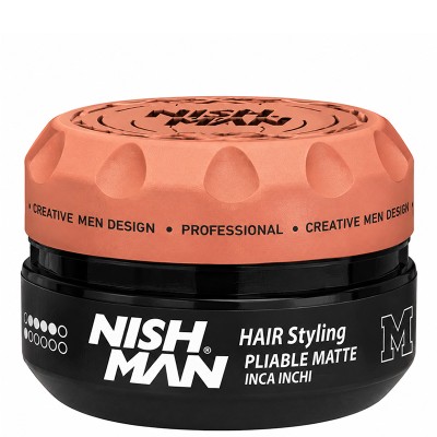 Nishman M6 Hair Styling Pliable Matte Paste Inca Inchi - matinį efektą suteikianti plaukų formavimo pasta, 100 ml
