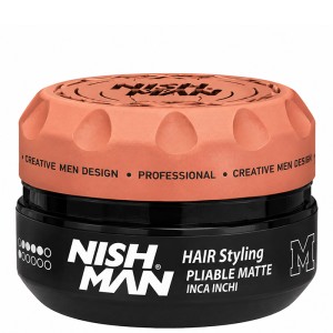 Nishman M6 Hair Styling Pliable Matte Paste Inca Inchi - matinį efektą suteikianti plaukų formavimo pasta, 100 ml