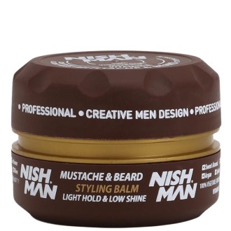 Nishman Mustache&Beard Styling Balm - barzdos ir ūsų formavimo vaškas, 100 ml
