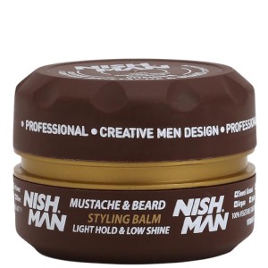 Nishman Mustache&Beard Styling Balm - barzdos ir ūsų formavimo vaškas, 100 ml