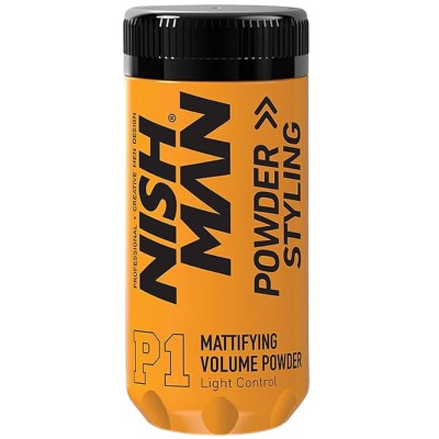 Nishman P1 Mattifying Volume Powder Light Control - ypač lengva plaukų formavimo pudra, 20 g