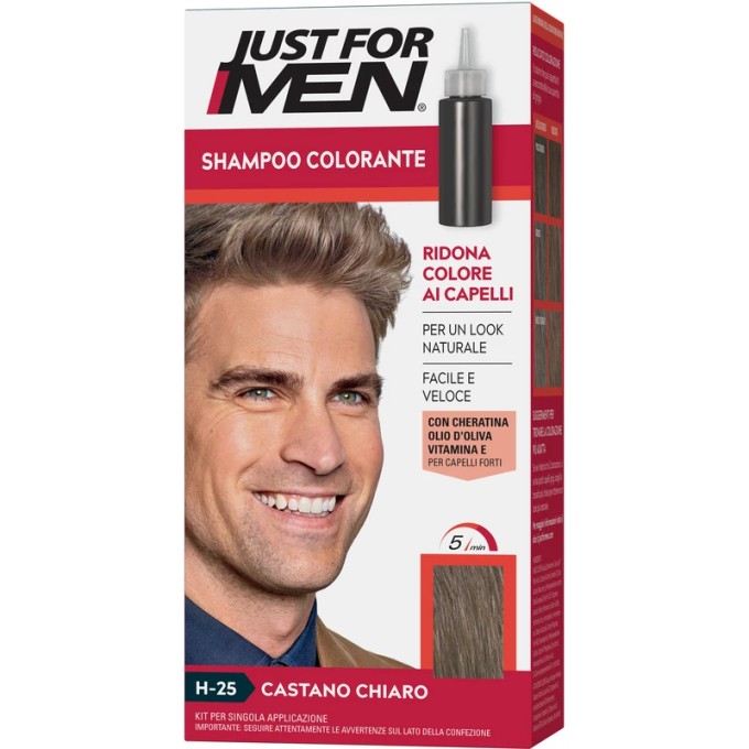 Just For Men Gel Color - Barva na vlasy pro muže 0ml H25 Light Brown