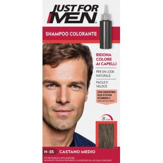 Just For Men Gel Color - Barva na vlasy pro muže 0ml H35 Medium Brown
