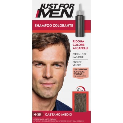 Just For Men Gel Color - Barva na vlasy pro muže 0ml H35 Medium Brown