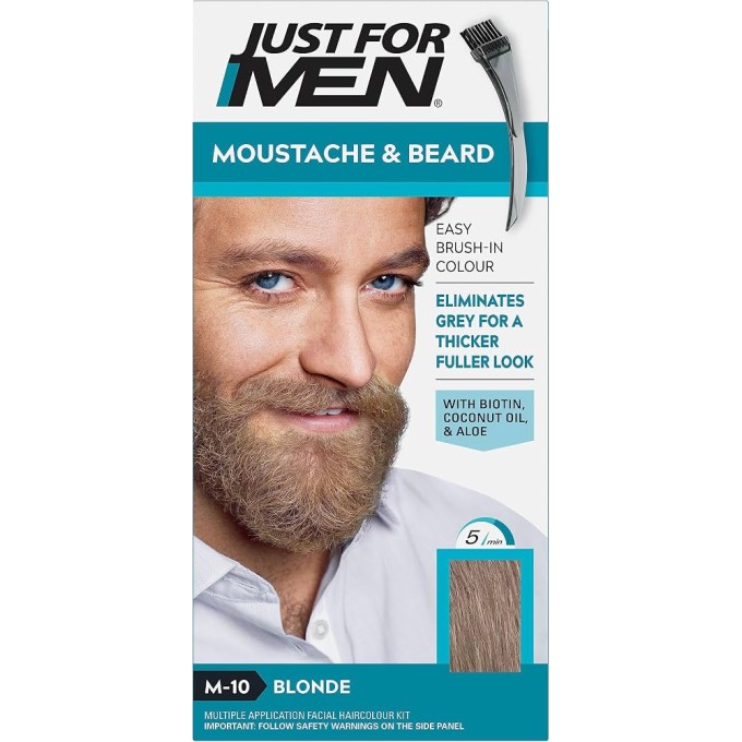Just For Men Moustache & Beard Color - Barva na vousy 0ml M10 Blonde