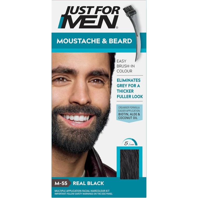 Just For Men Moustache & Beard Color - Barva na vousy 0ml M35 Medium B