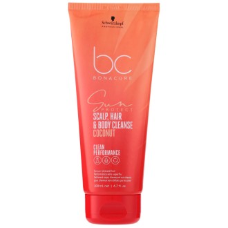 Schwarzkopf Professional BC Bonacure Sun Protect Scalp, Hair & Body Cleanse Coconut 200 ml