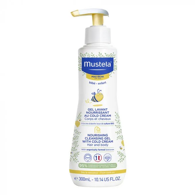 Mustela Bébé Nourishing Cleansing Gel with Cold Cream - Shower gel 300 ml