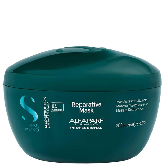 Alfaparf Milano Semi Di Lino Reparative Mask - Regenerating hair mask for damaged hair 200 ml