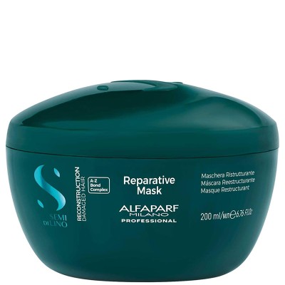 Alfaparf Milano Semi Di Lino Reparative Mask - Regenerating hair mask for damaged hair 200 ml
