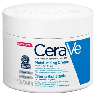 CeraVe Hydration Cream for Dry to Very Dry Skin (Moisturising Cream) 340 ml