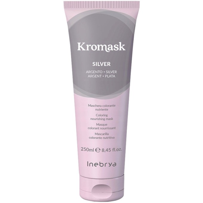 Inebrya Inebrya Kromask pigment hair mask- dažanti plaukų kaukė, 250 ml - Silver