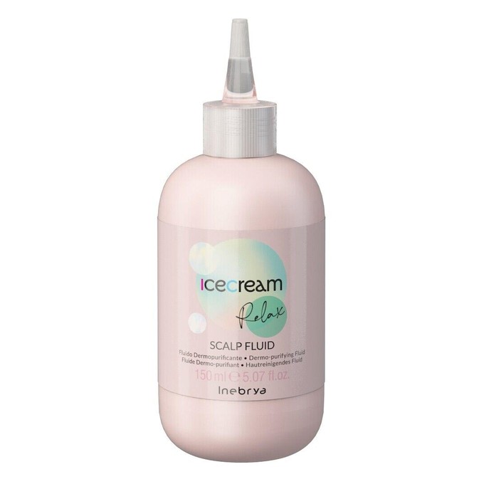 Inebrya Ice Cream Relax Scalp Fluid - Dermo Purifying Serum 150 ml