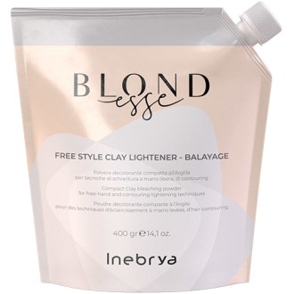 Inebrya BLONDesse Free Style Clay Lightener-Bayalage (5 tones) - Clay bleaching powder 400 g