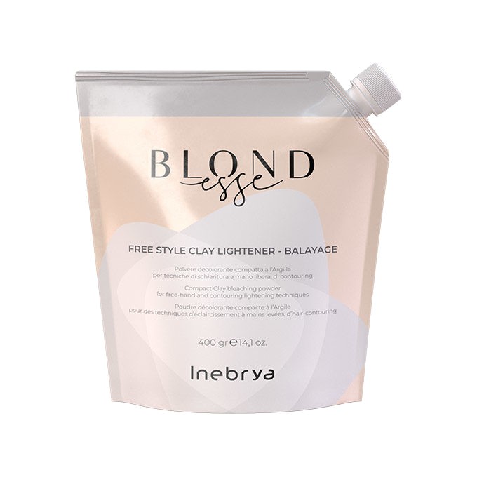 Inebrya BLONDesse Free Style Clay Lightener-Bayalage (5 tones) - Clay bleaching powder 400 g