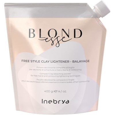 Inebrya BLONDesse Free Style Clay Lightener-Bayalage (5 tones) - Clay bleaching powder 400 g