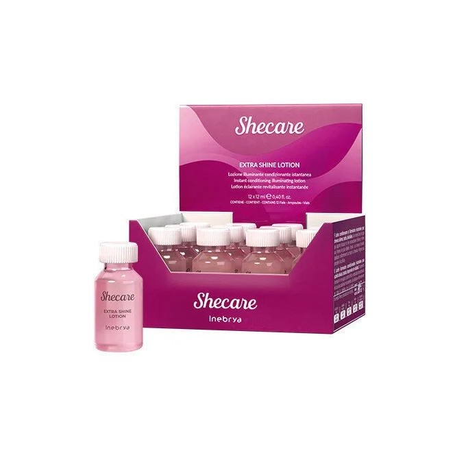 Inebrya SHECARE Extra Shine Lotion - Conditioner for instant radiance 12 x 12 ml